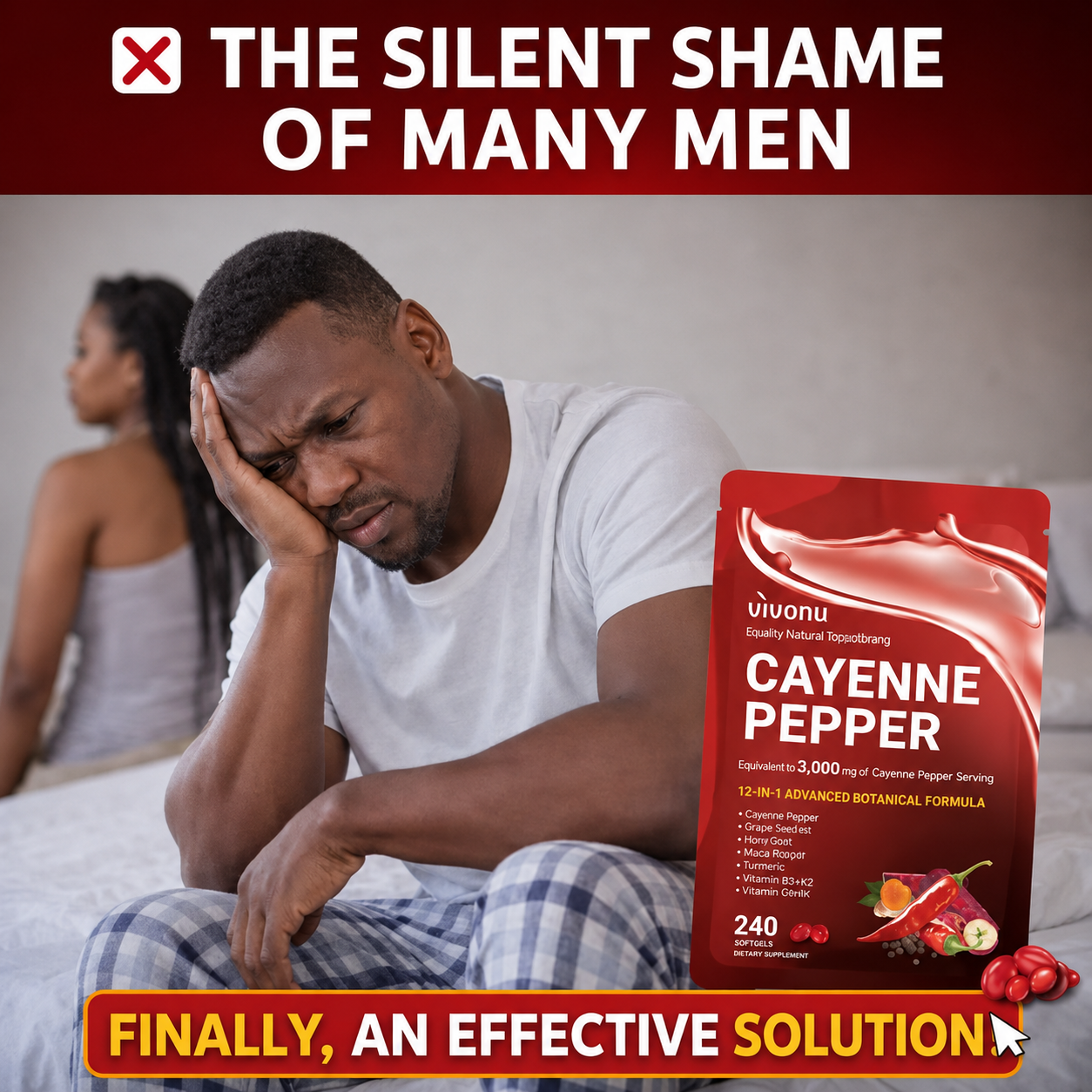 Cayenne Pepper Dietary Supplement Capsules