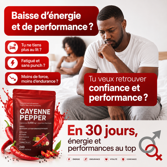 Cayenne & Curcuma en Capsules – Énergie et Vitalité